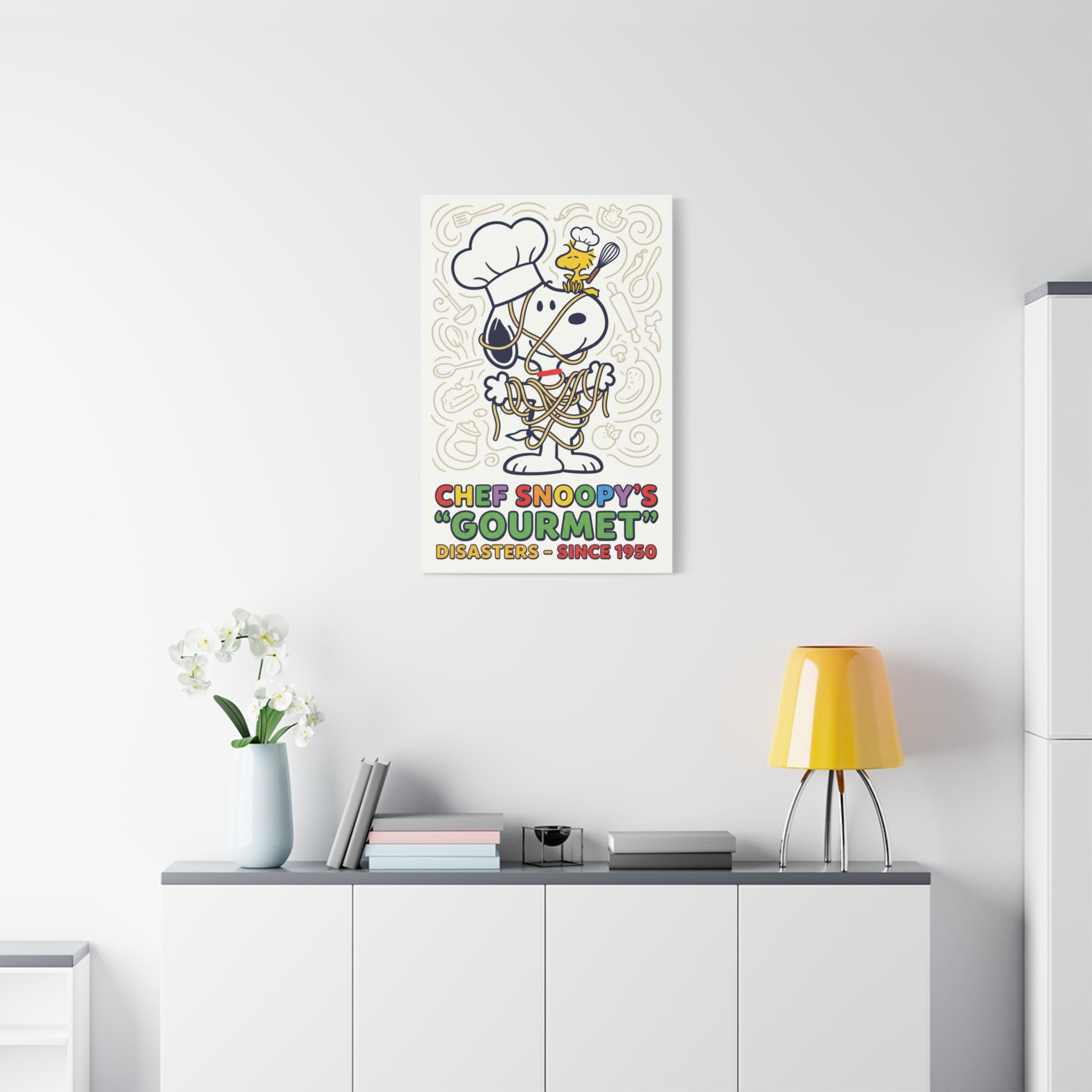 Chef Snoopy Gourmet Canvas