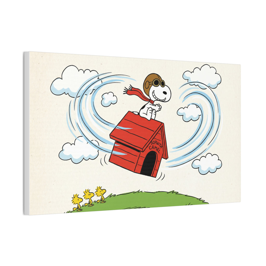 Flying Beagle Canvas