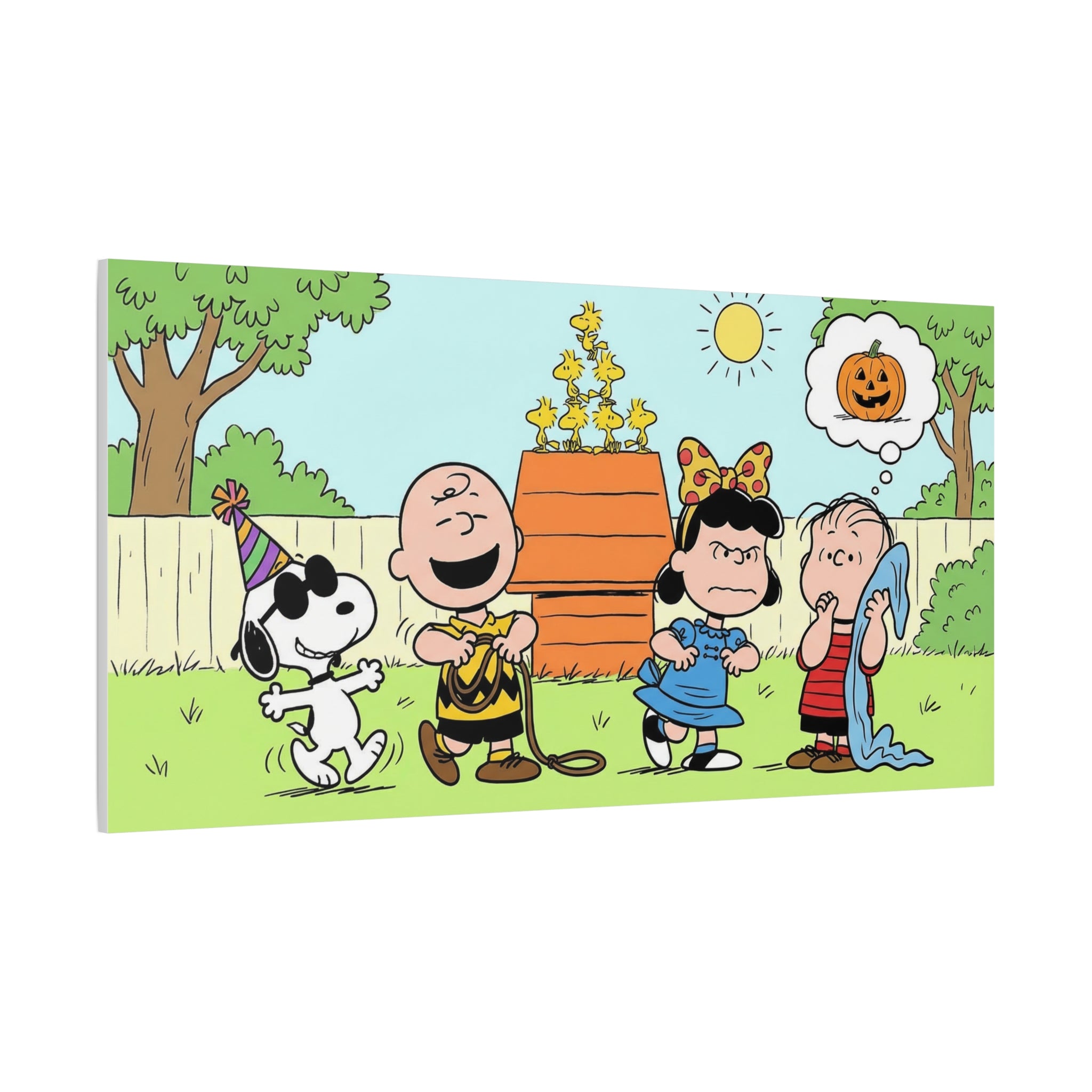Peanuts Gang Halloween Canvas
