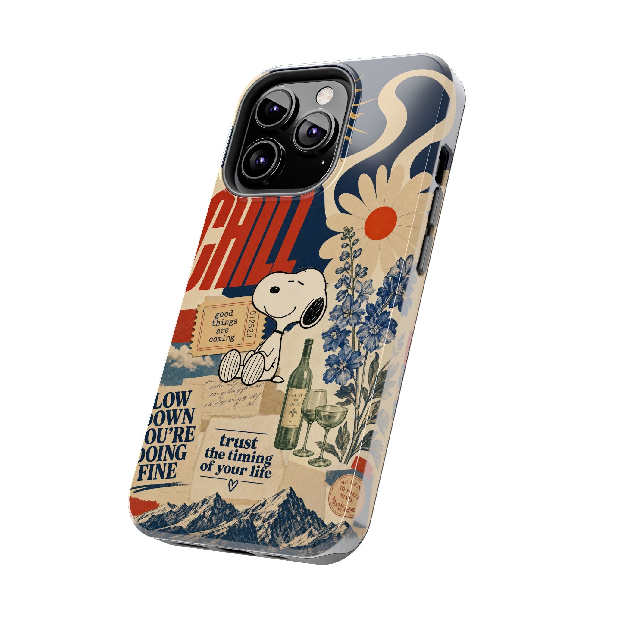 Snoopy Chill Collage Case