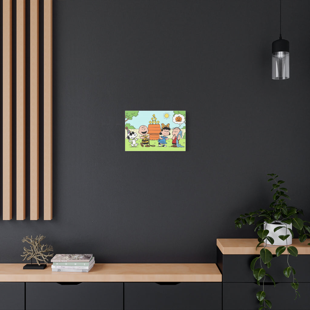 Peanuts Gang Halloween Canvas