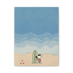 Snoopy Surfing Canvas
