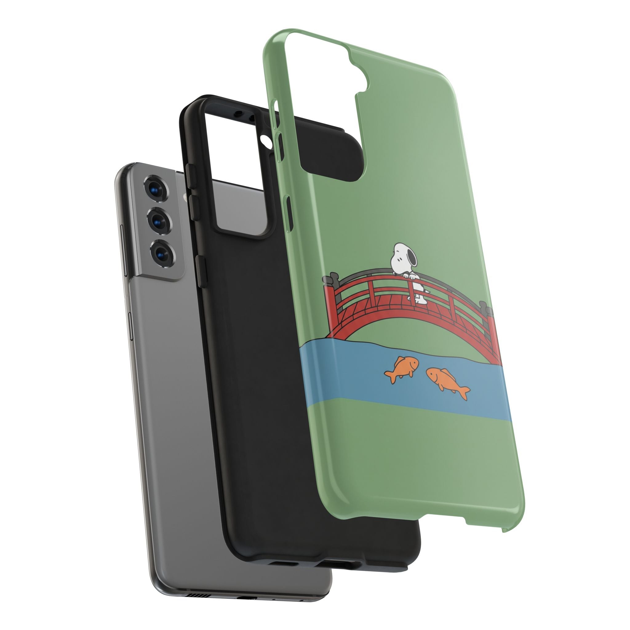 Koi Bridge Phone Case