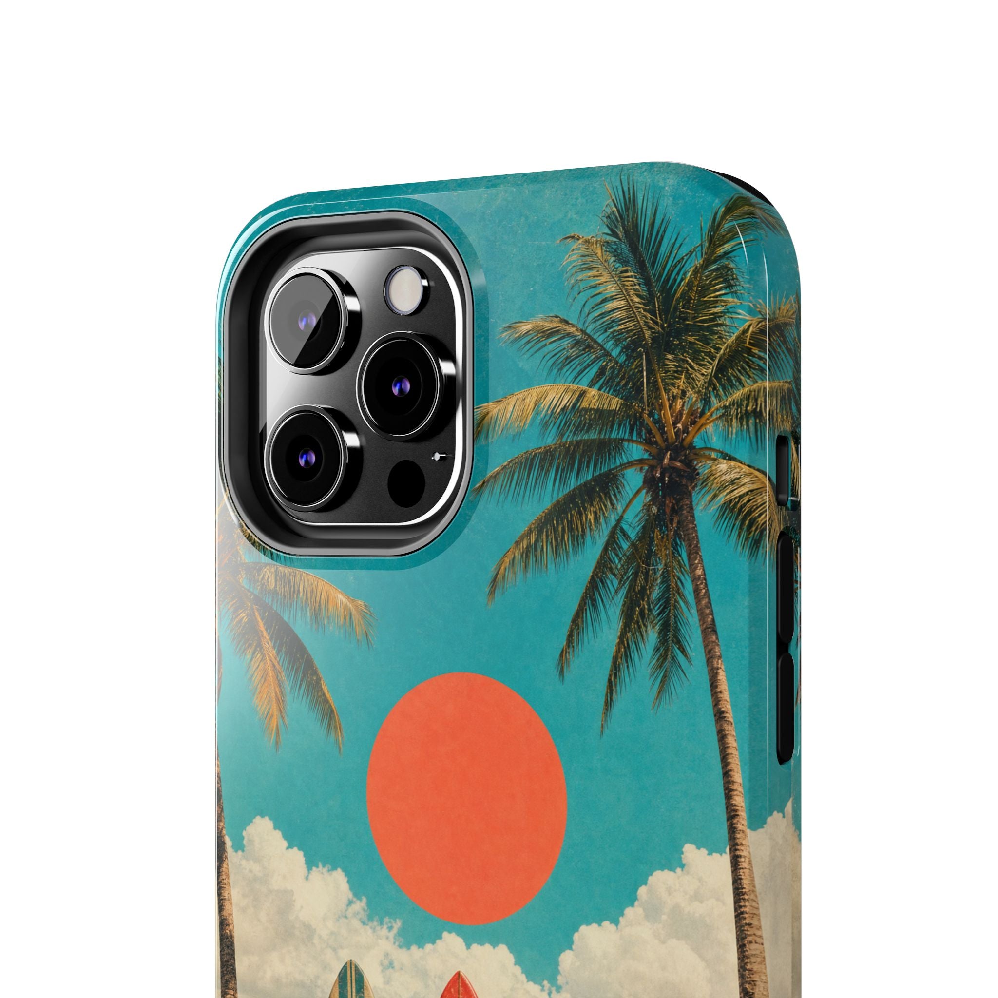 Retro Beach Sun Case