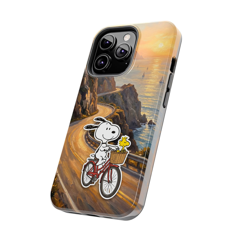 Snoopy Woodstock Bicycle Phone Case
