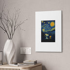 Snoopy Paris Autumn Canvas
