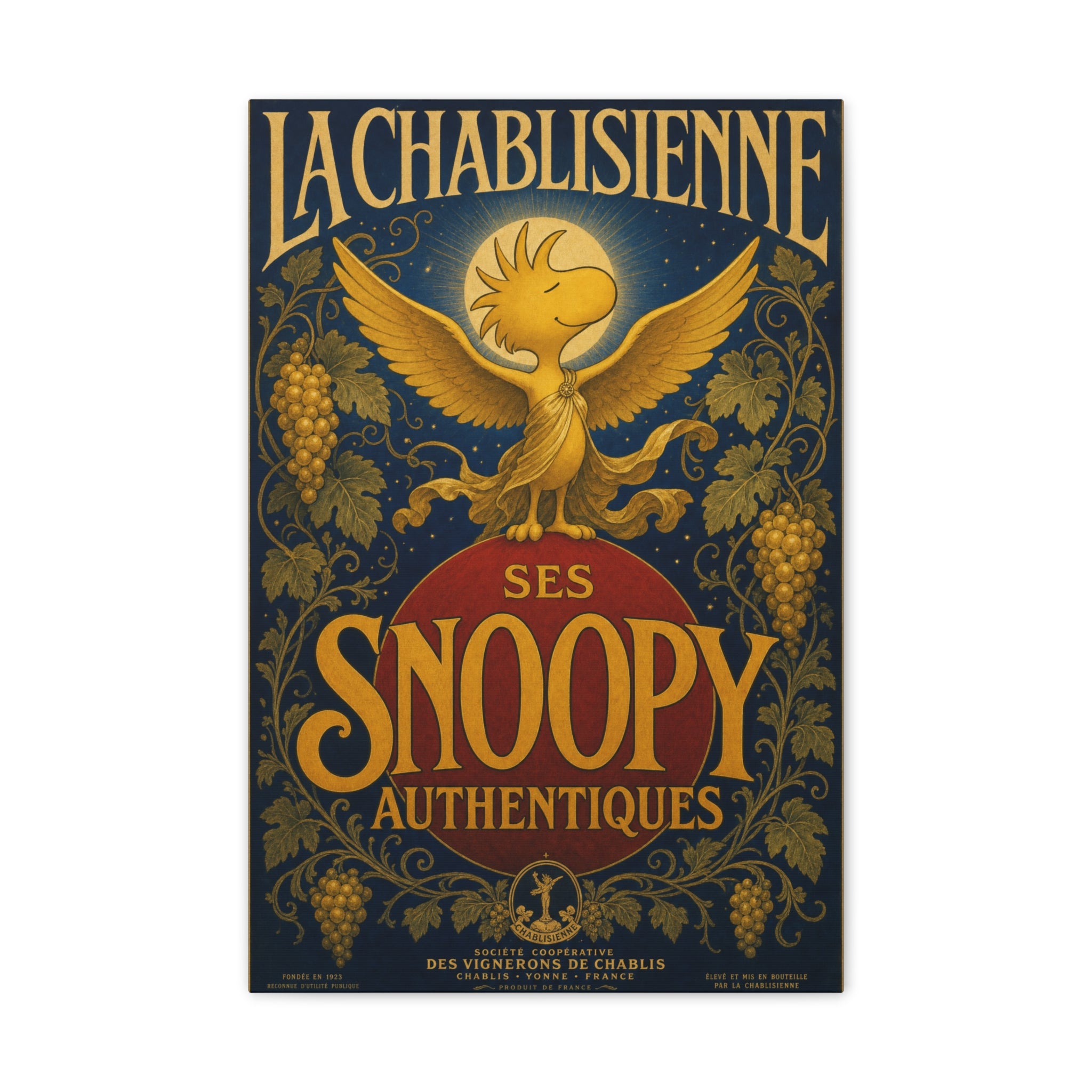 Snoopy Vintage Poster Canvas