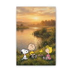 Peanuts Sunset Canvas