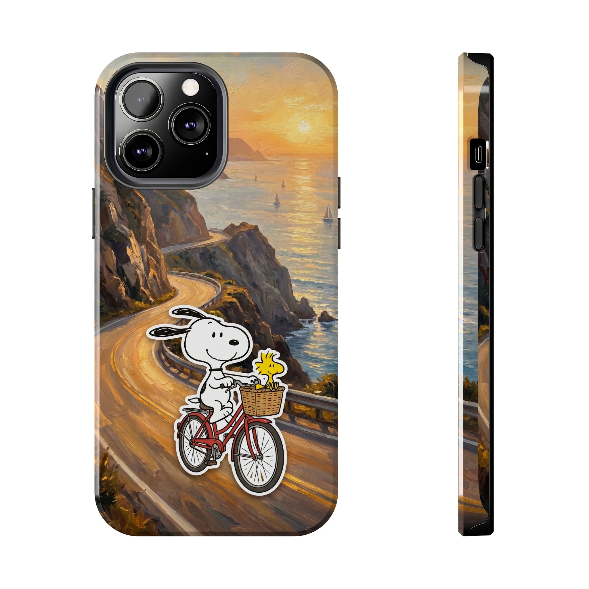 Snoopy Woodstock Bicycle Phone Case