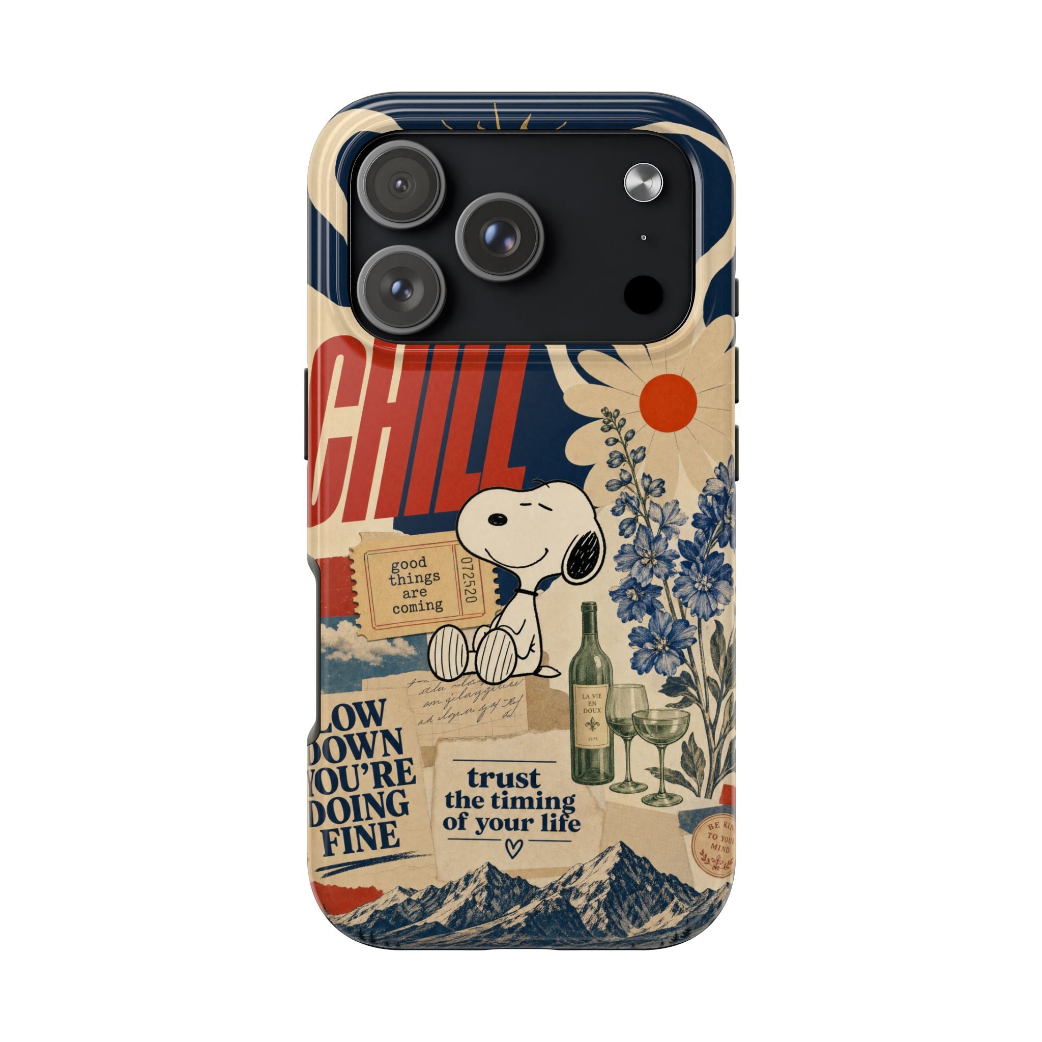 Snoopy Chill Collage Case