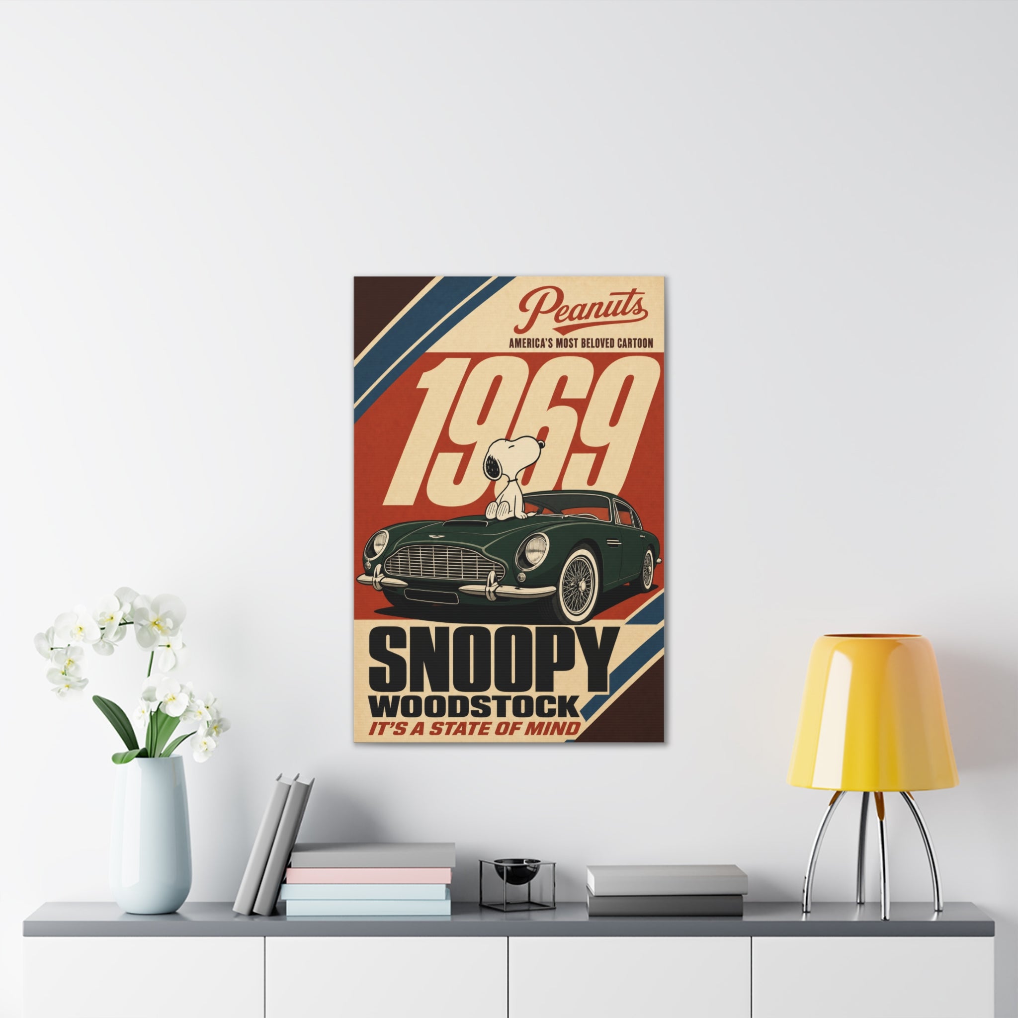 Woodstock 1969 Poster Canvas