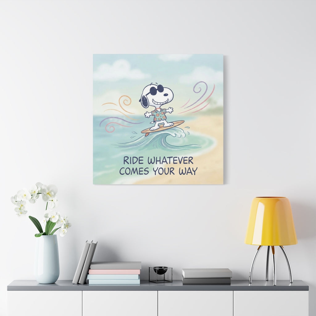 Ride Whatever Comes Canvas