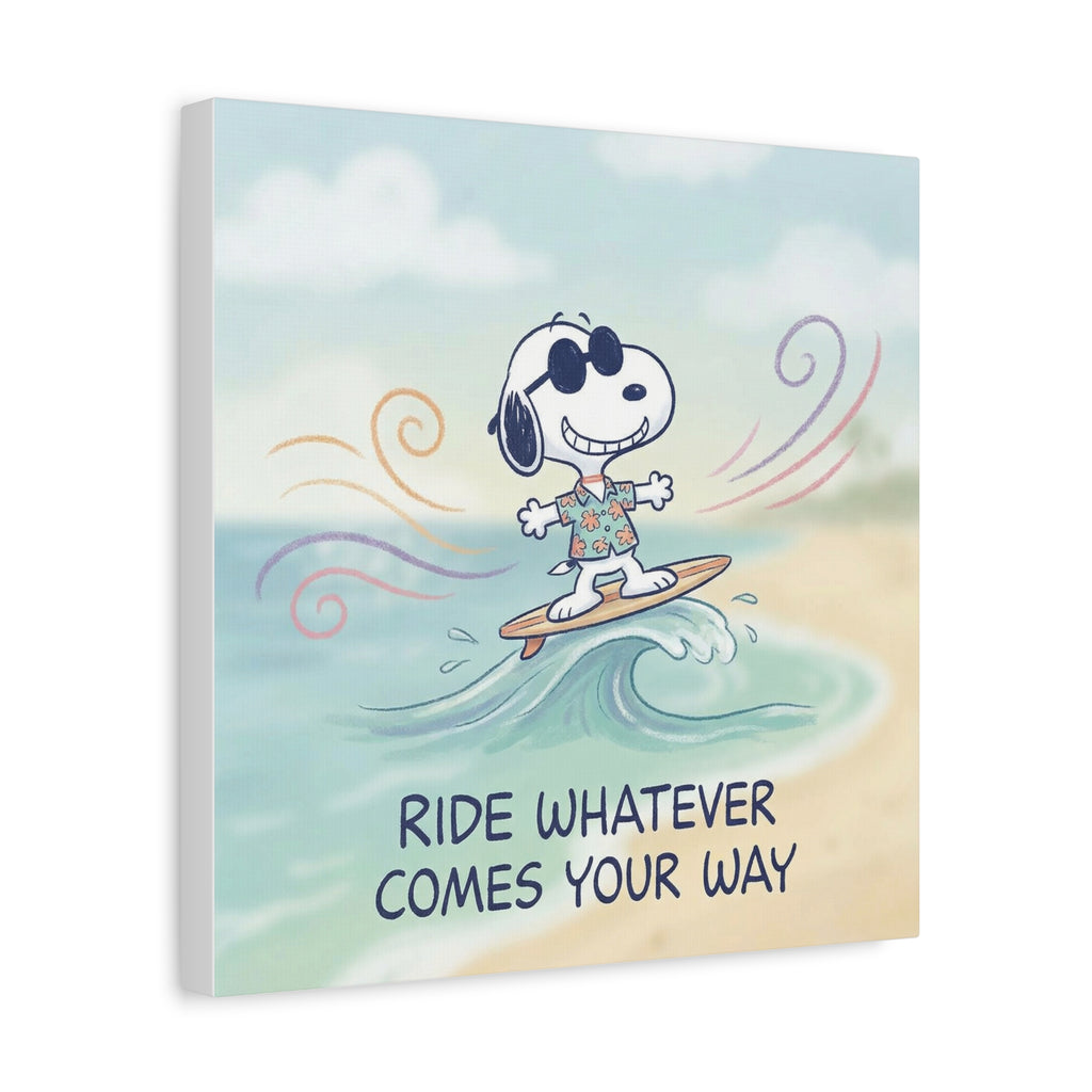 Ride Whatever Comes Canvas