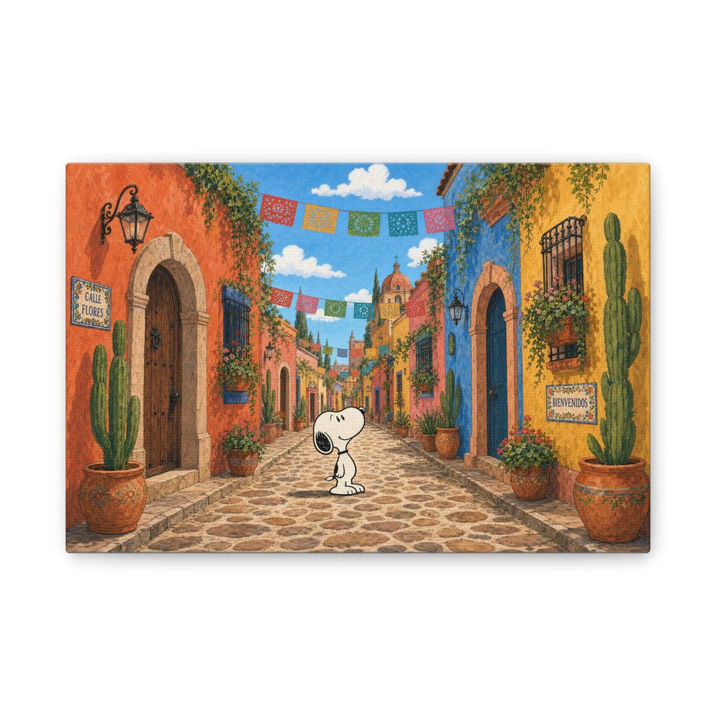 Mexican Street Canvas