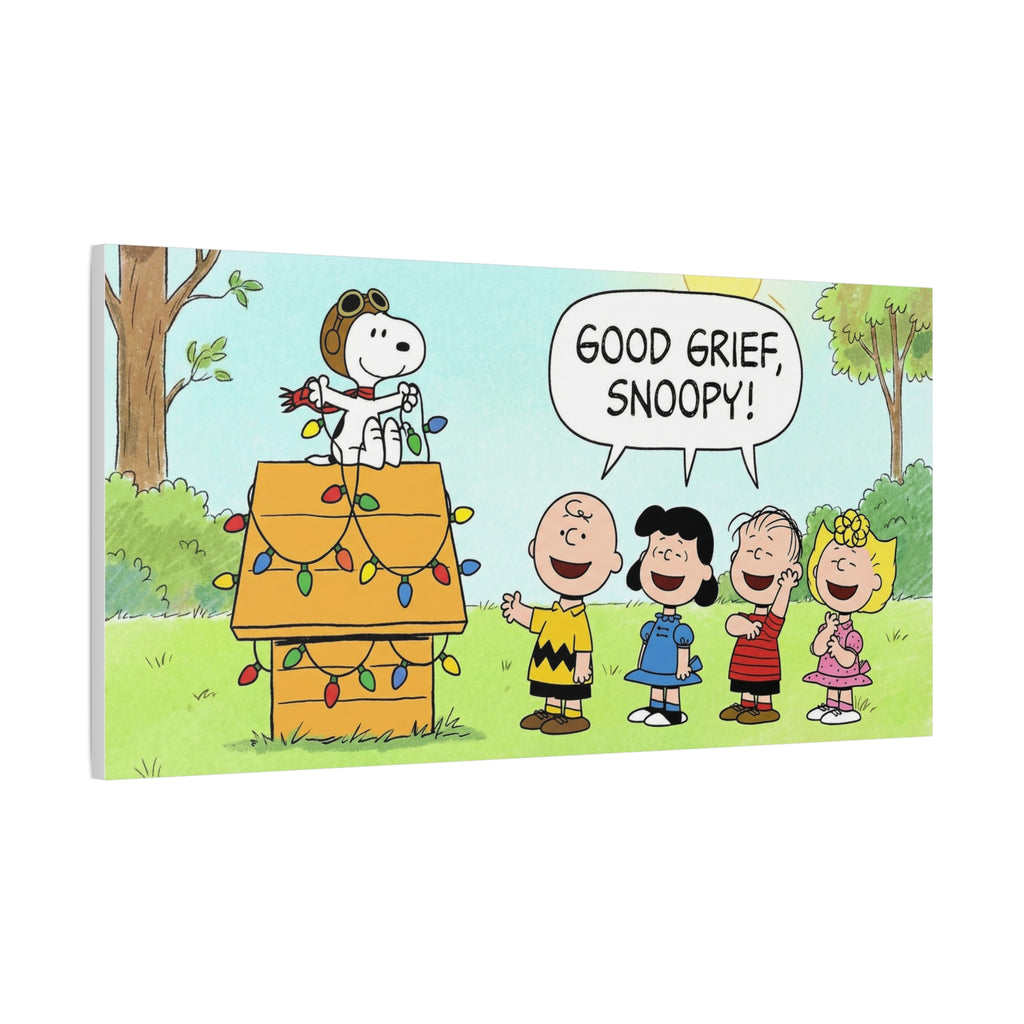 Good Grief Snoopy Canvas
