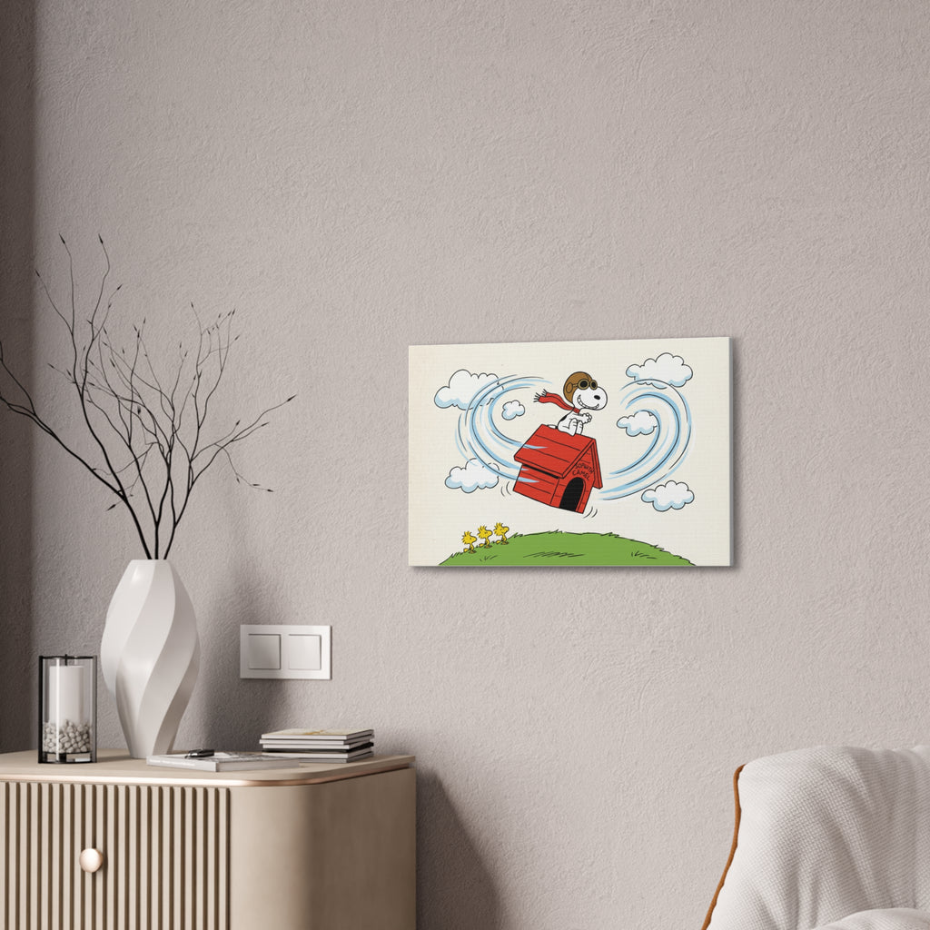 Flying Beagle Canvas