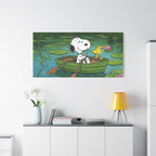 Snoopy Rowboat Canvas