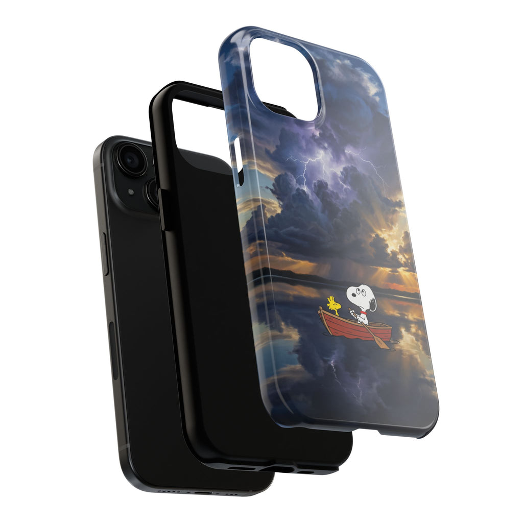 Stormy Rowboat Phone Case