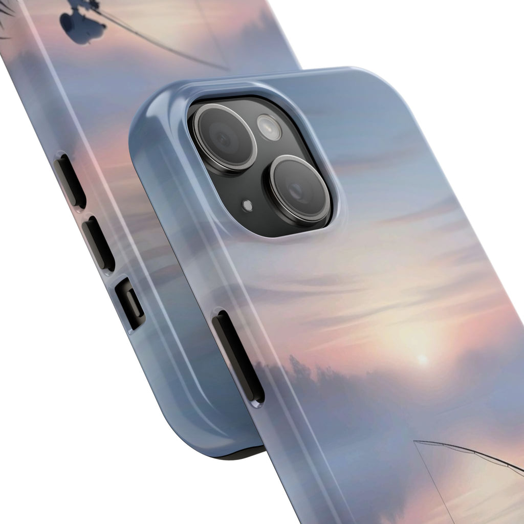 Sunset Fishing Phone Case