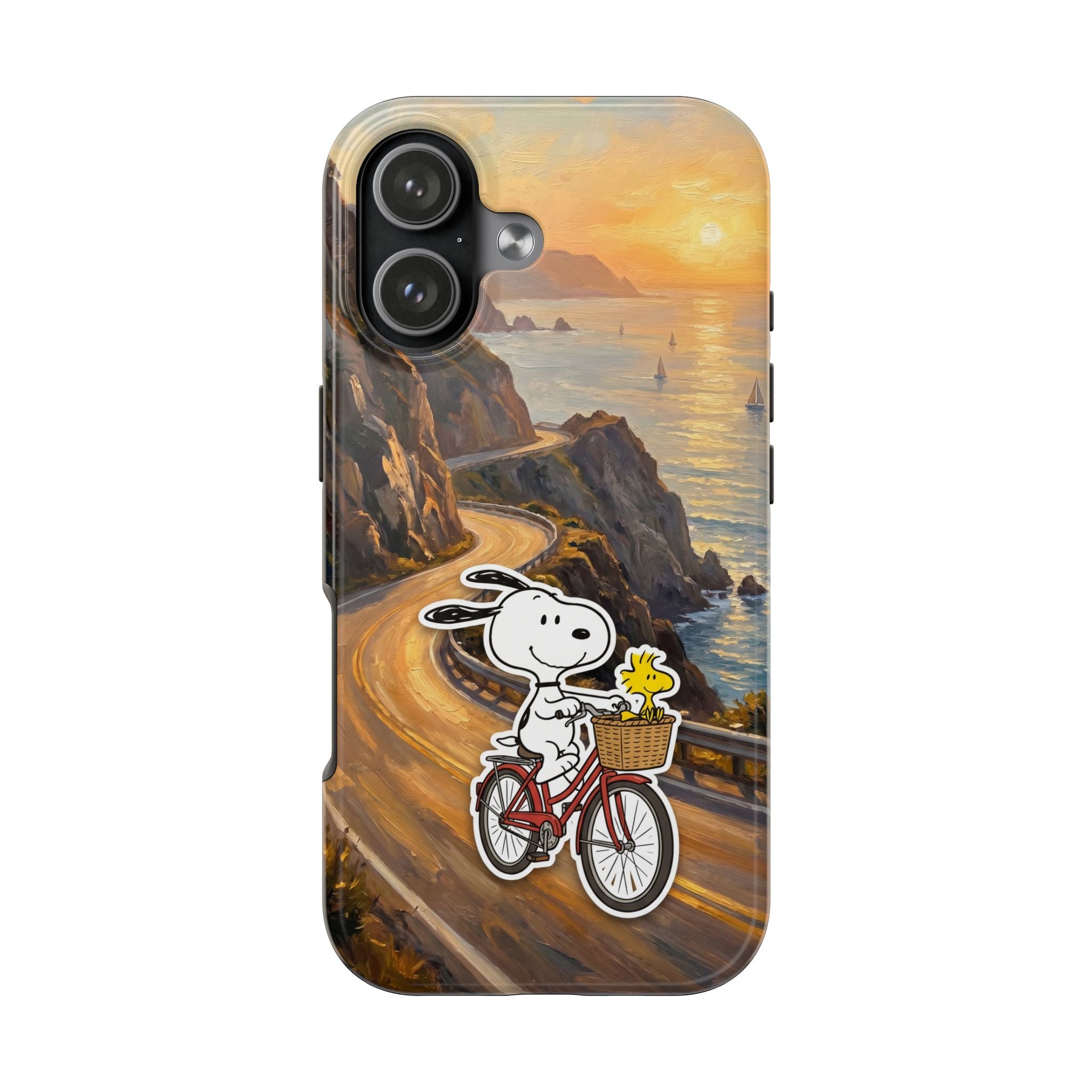 Snoopy Woodstock Bicycle Phone Case