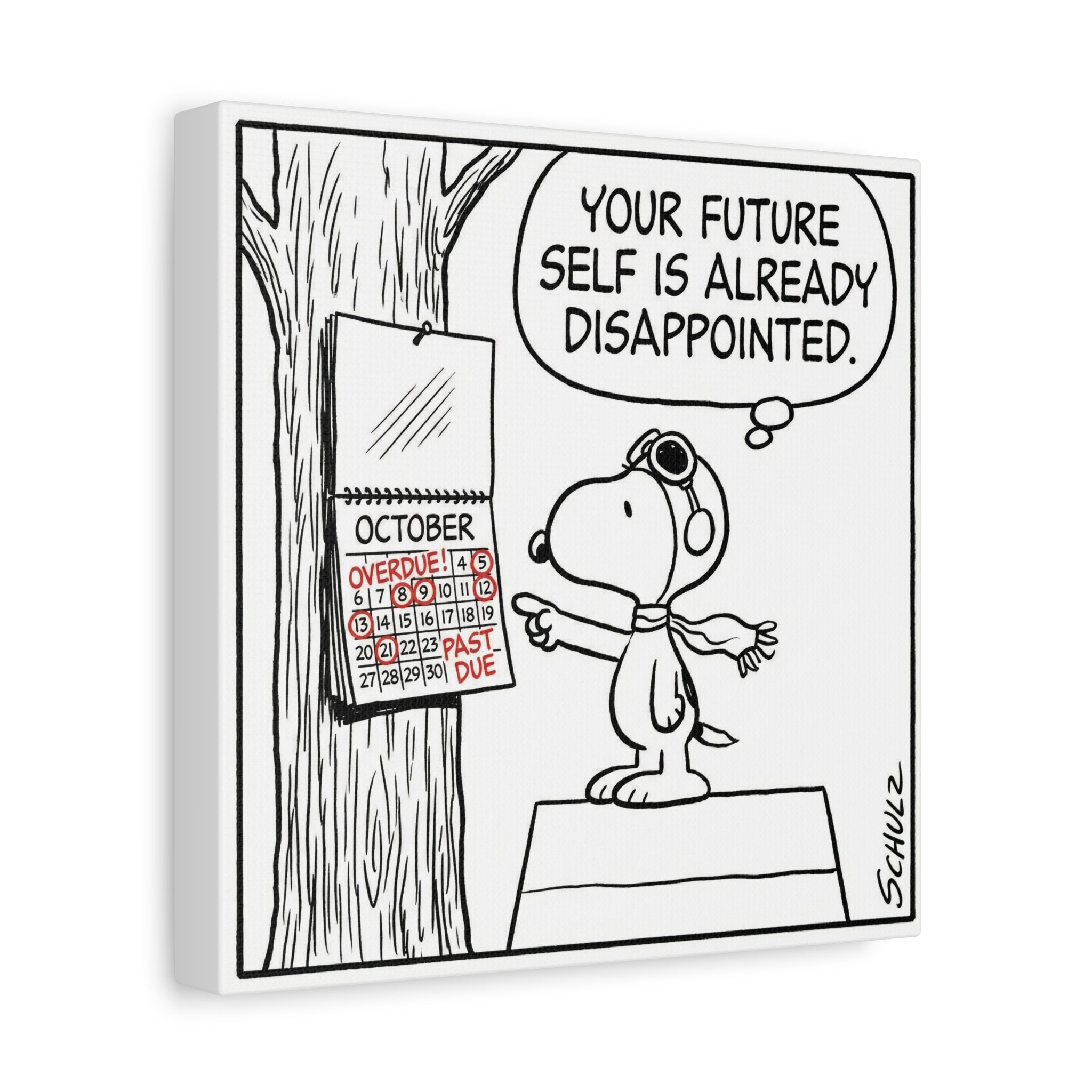 Future Self Disappointed Canvas