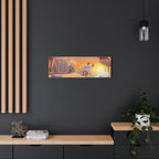 Surfing Snoopy Poster Canvas