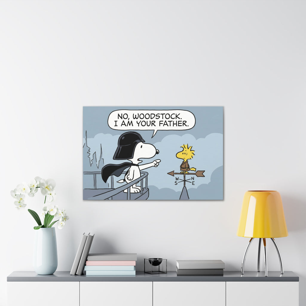 Snoopy Vader Comic Canvas