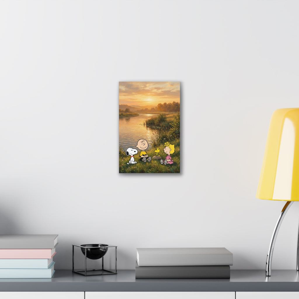 Peanuts Sunset Canvas
