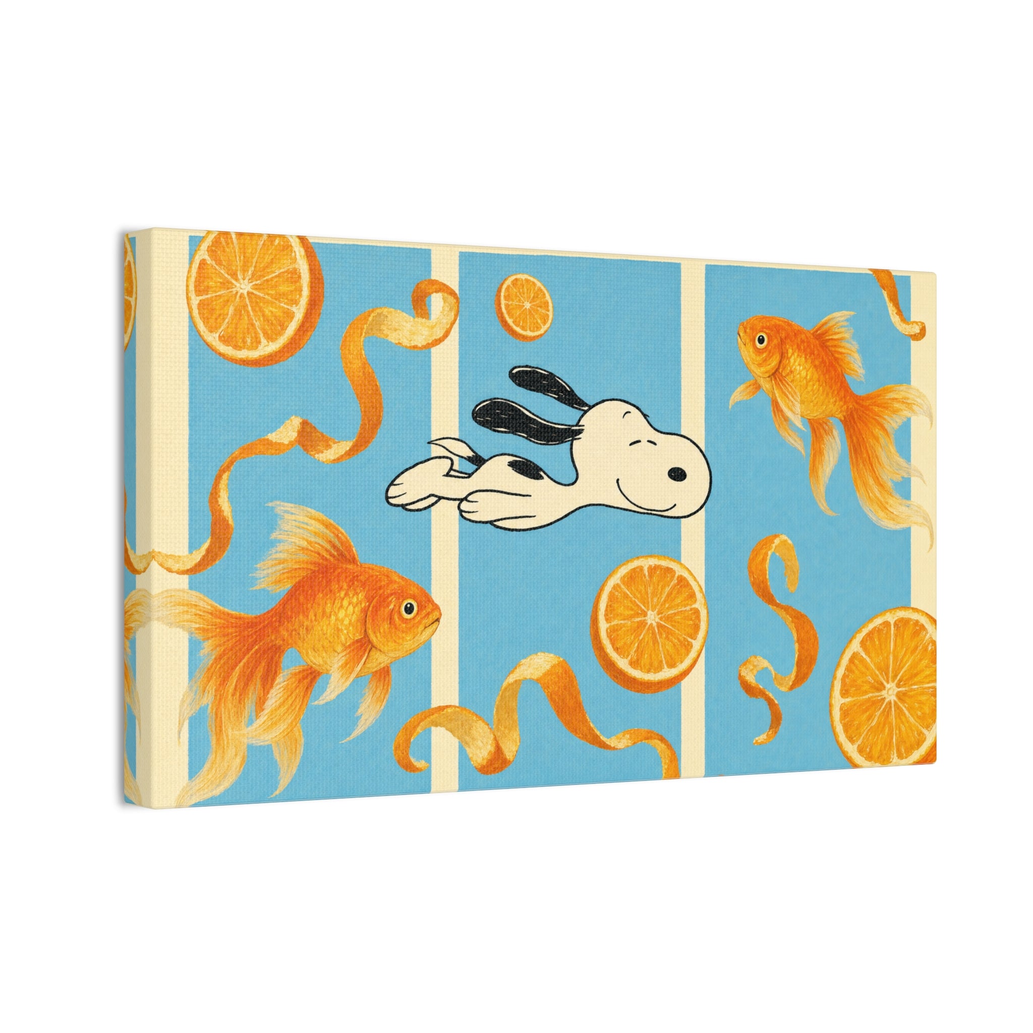 Goldfish Swim Canvas