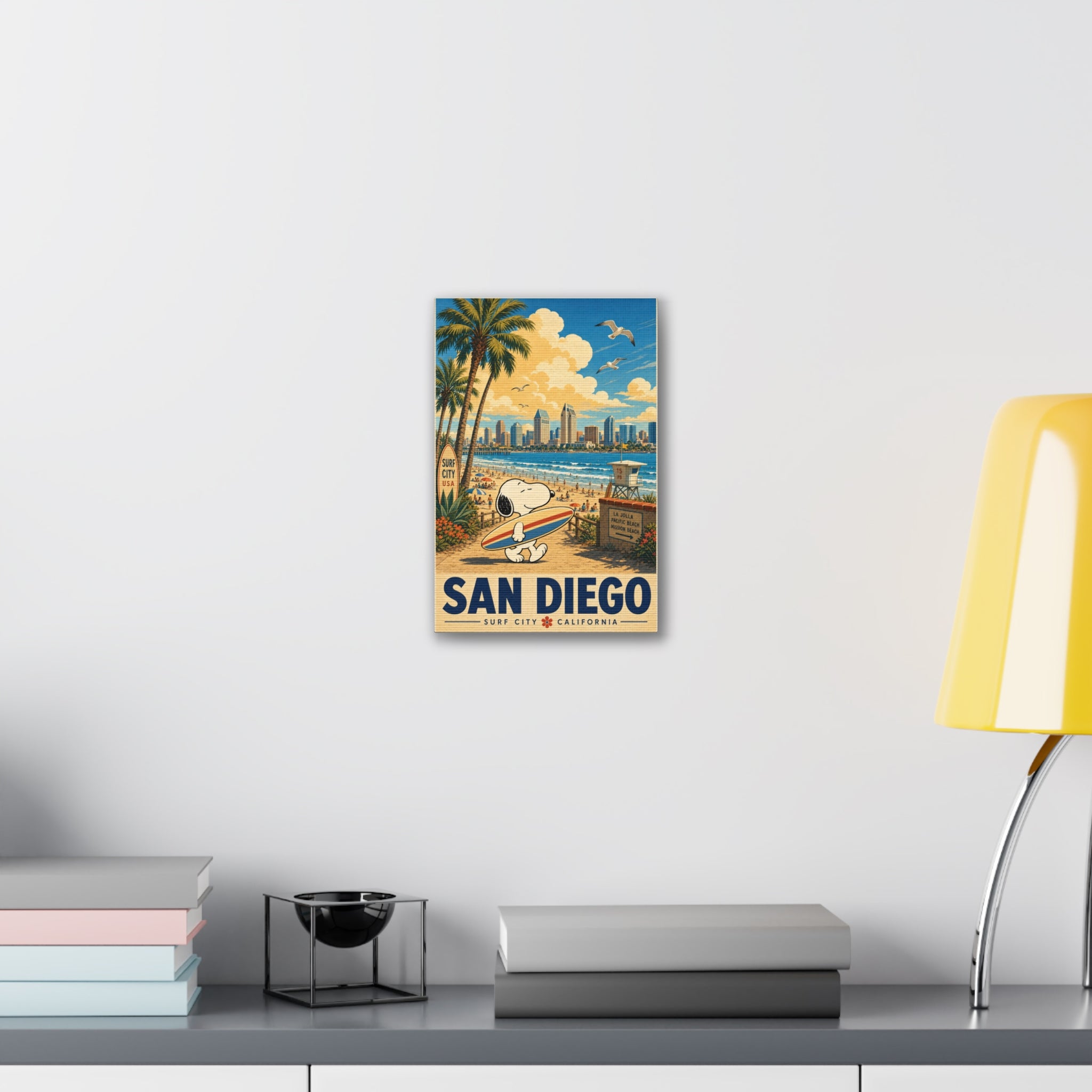 Snoopy San Diego Canvas