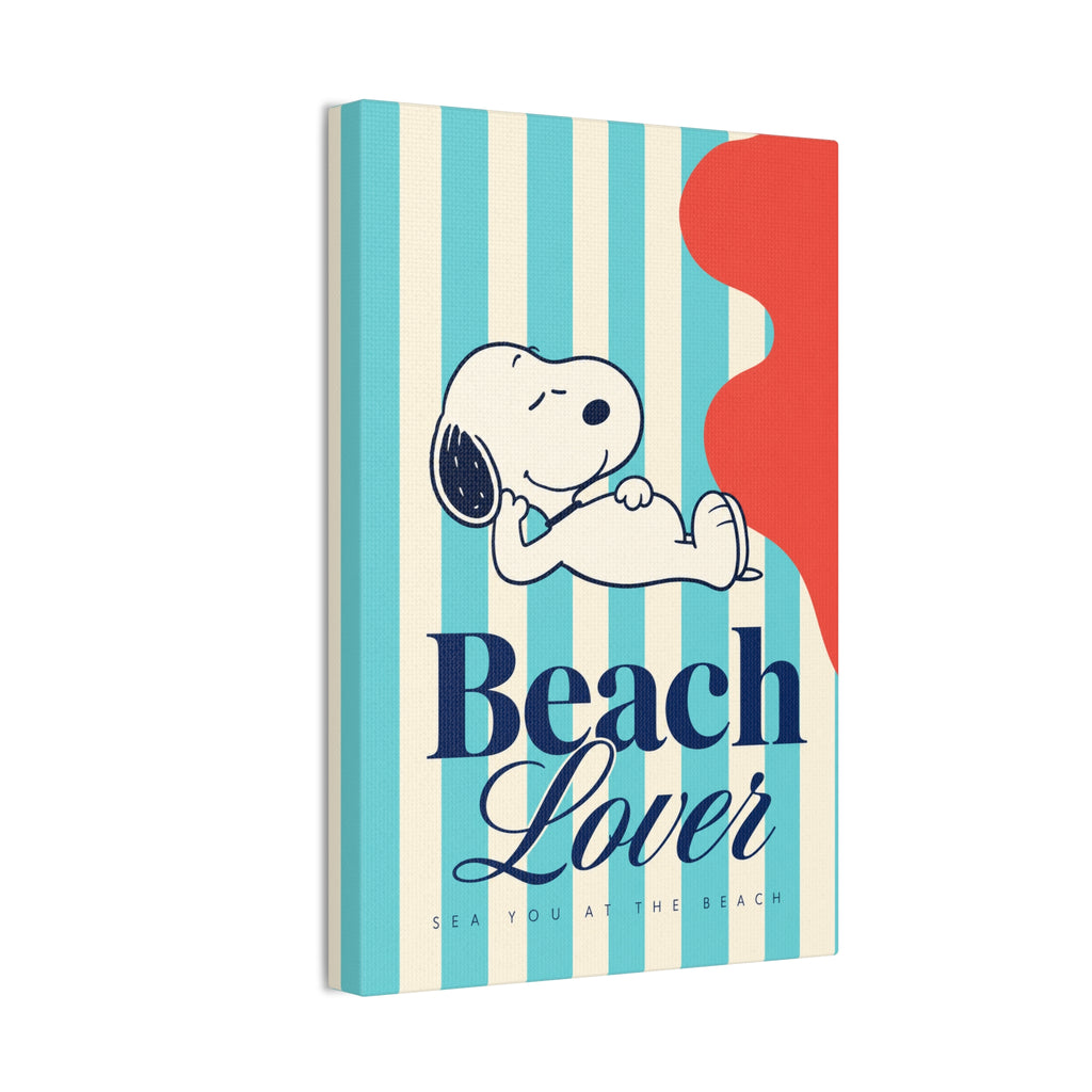 Snoopy Beach Lover Canvas