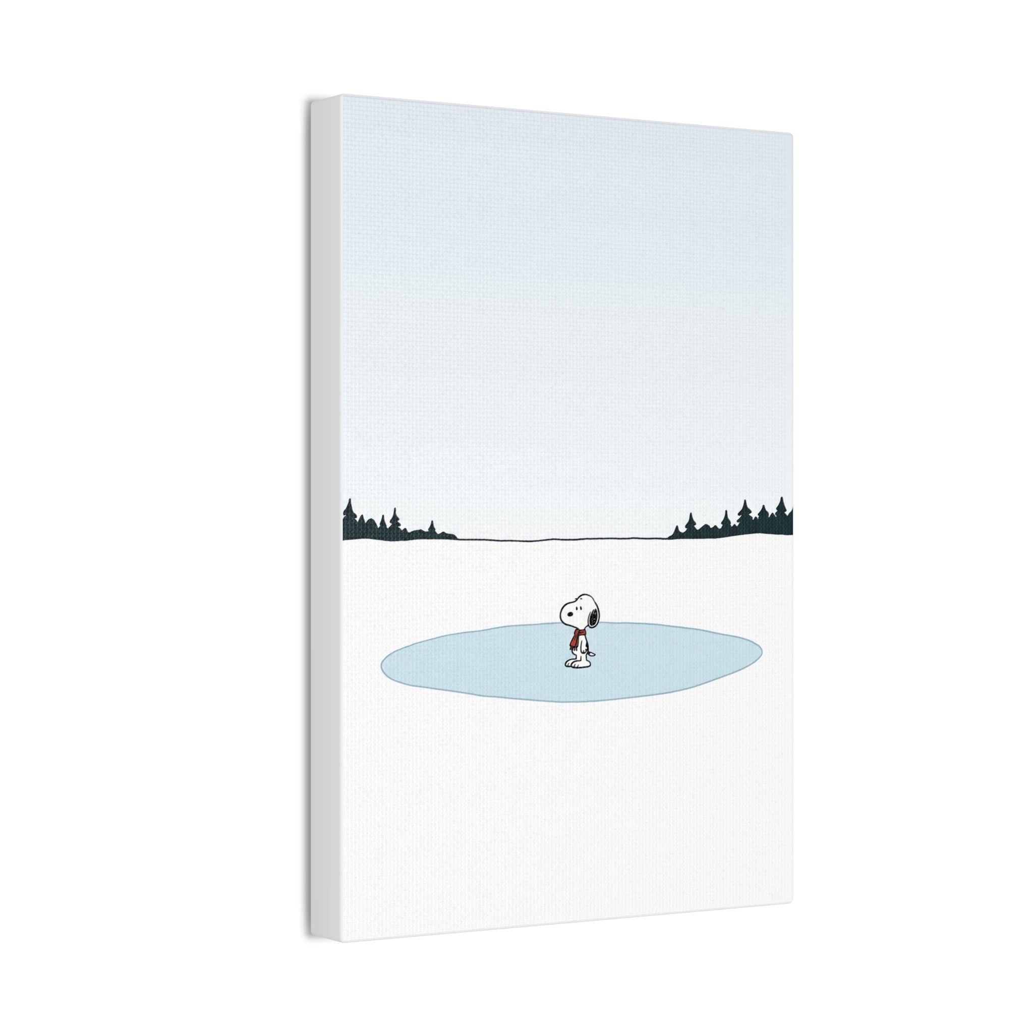 Snoopy Ice Rink Canvas