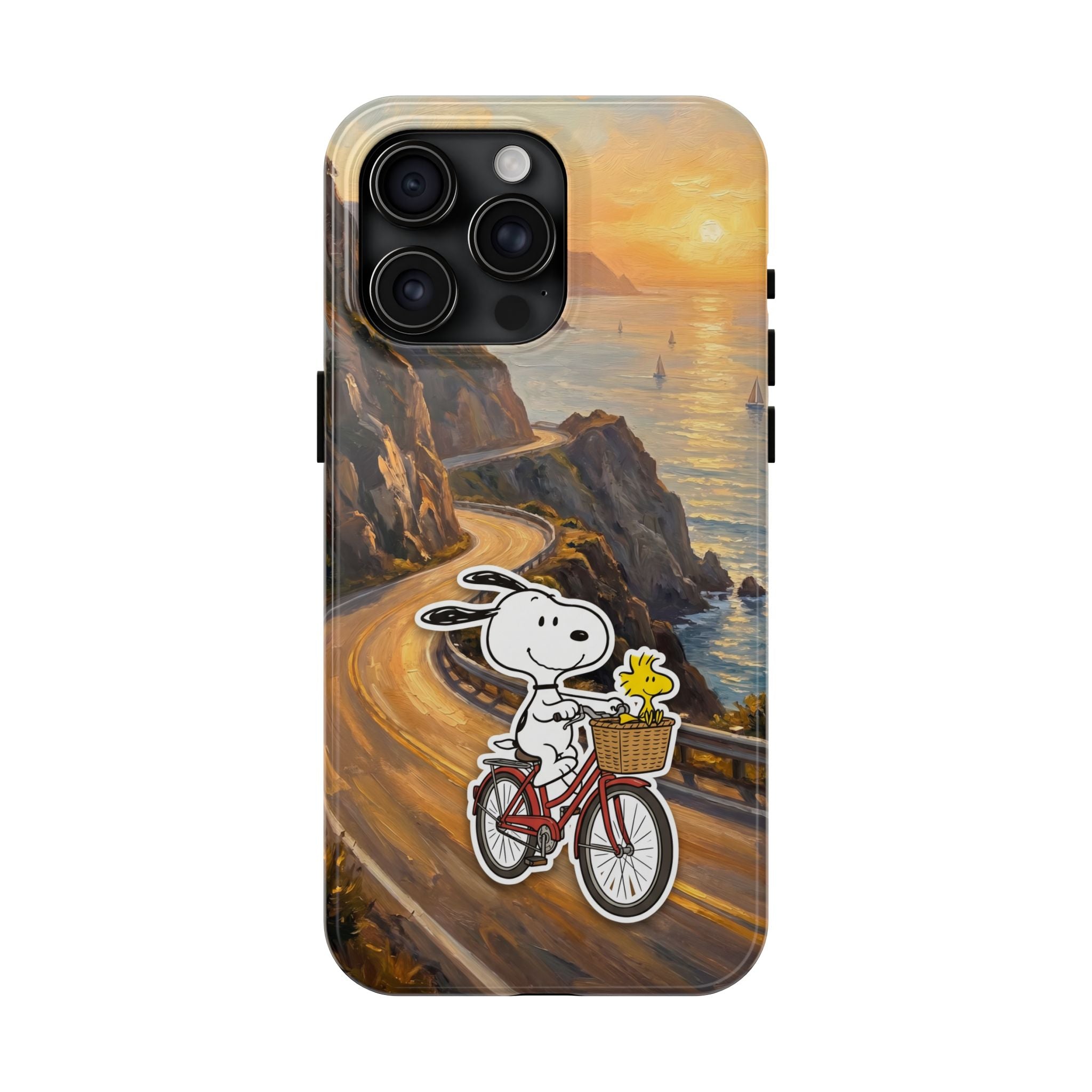 Snoopy Woodstock Bicycle Phone Case