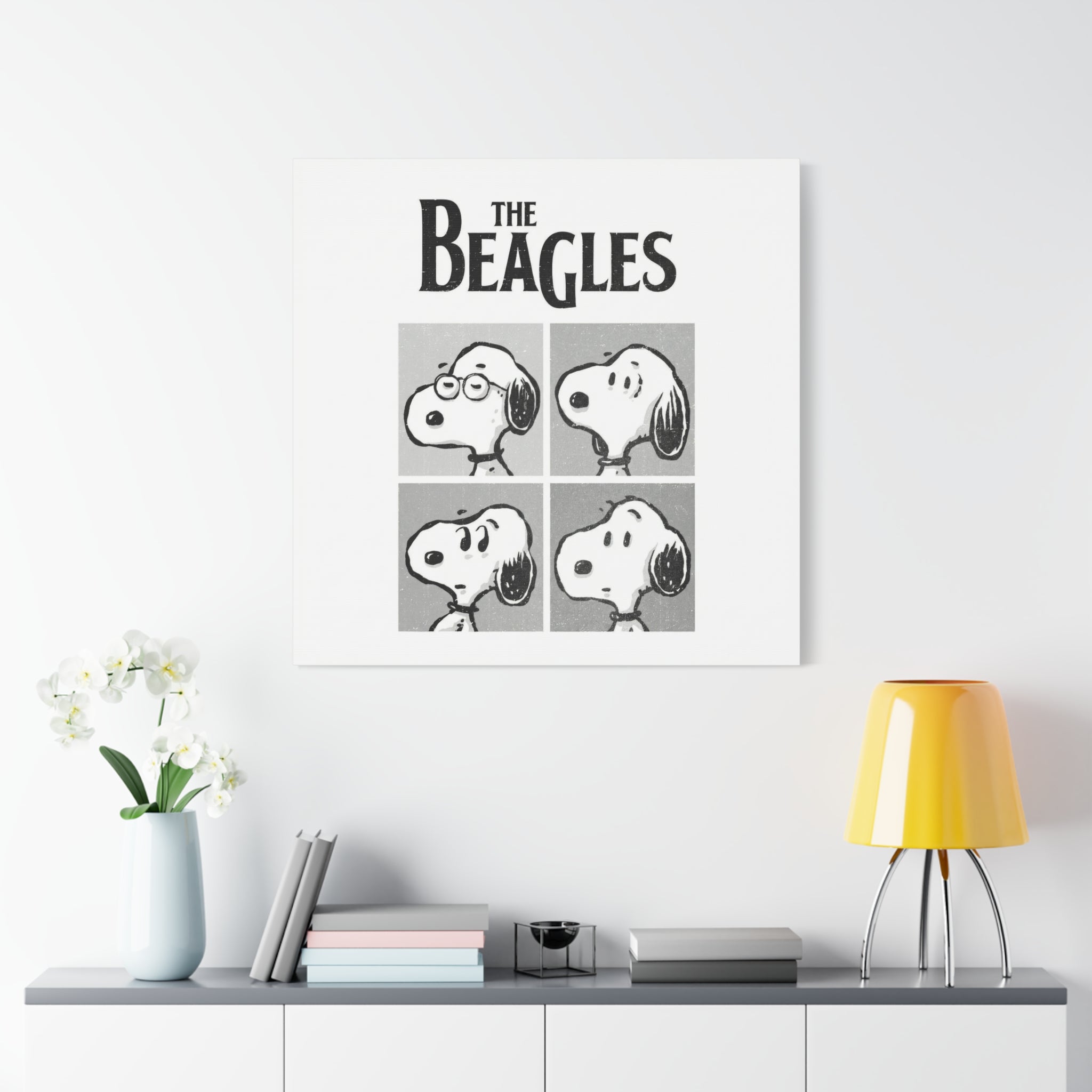 The Beagles Pop Canvas