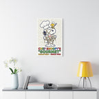 Chef Snoopy Gourmet Canvas