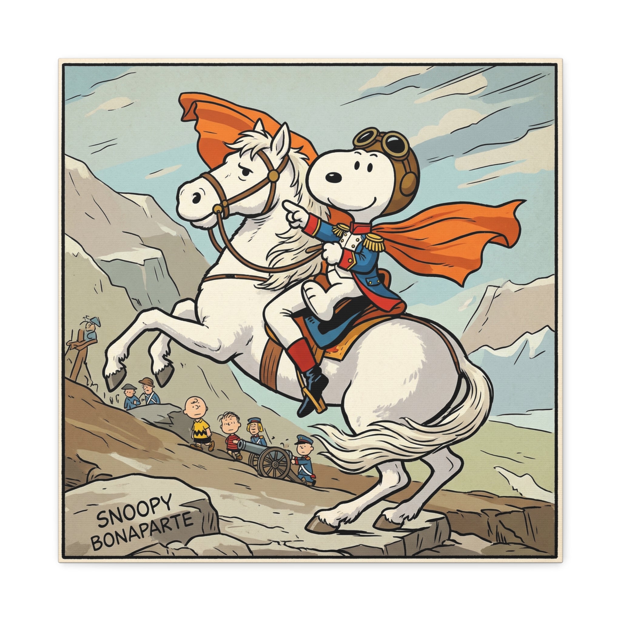 Snoopy Bonaparte Canvas