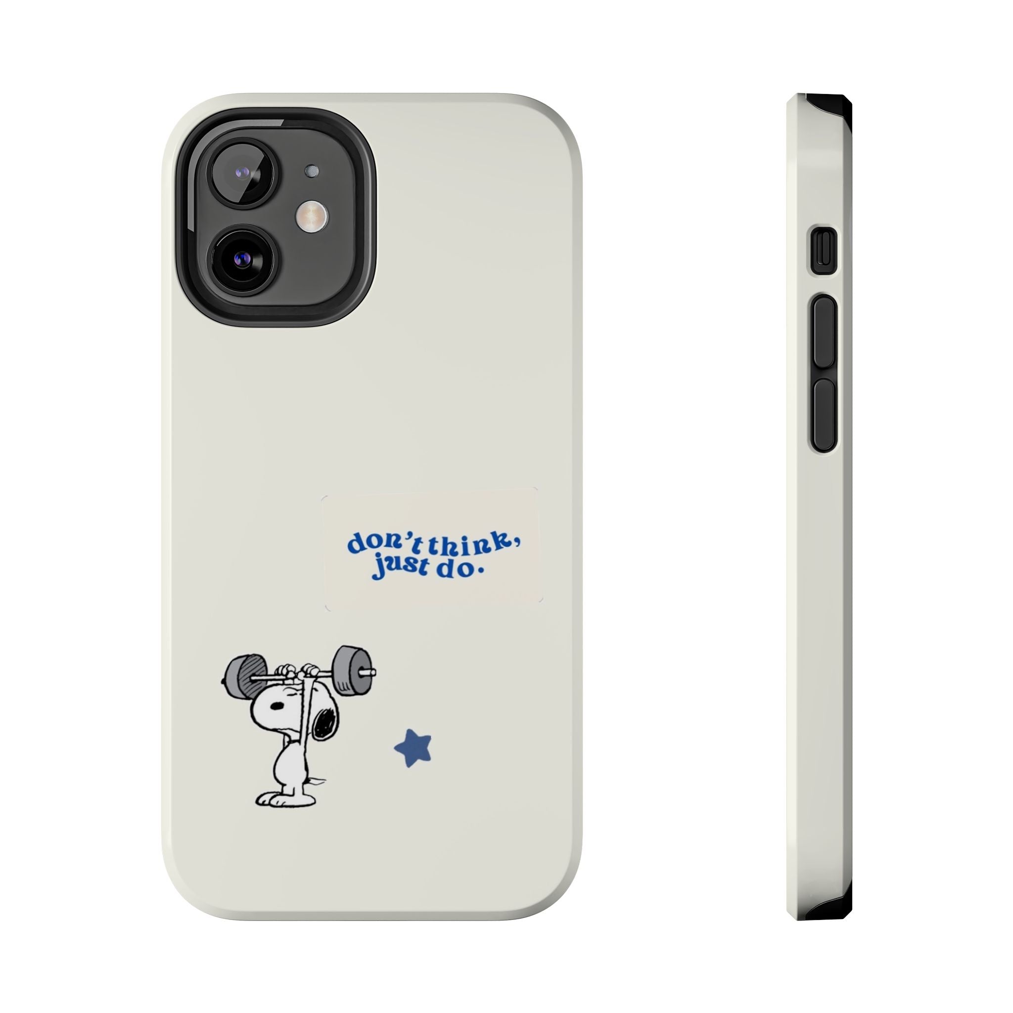 Snoopy Weightlifting Phone Case