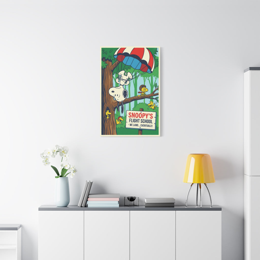 Snoopy Parachute Canvas
