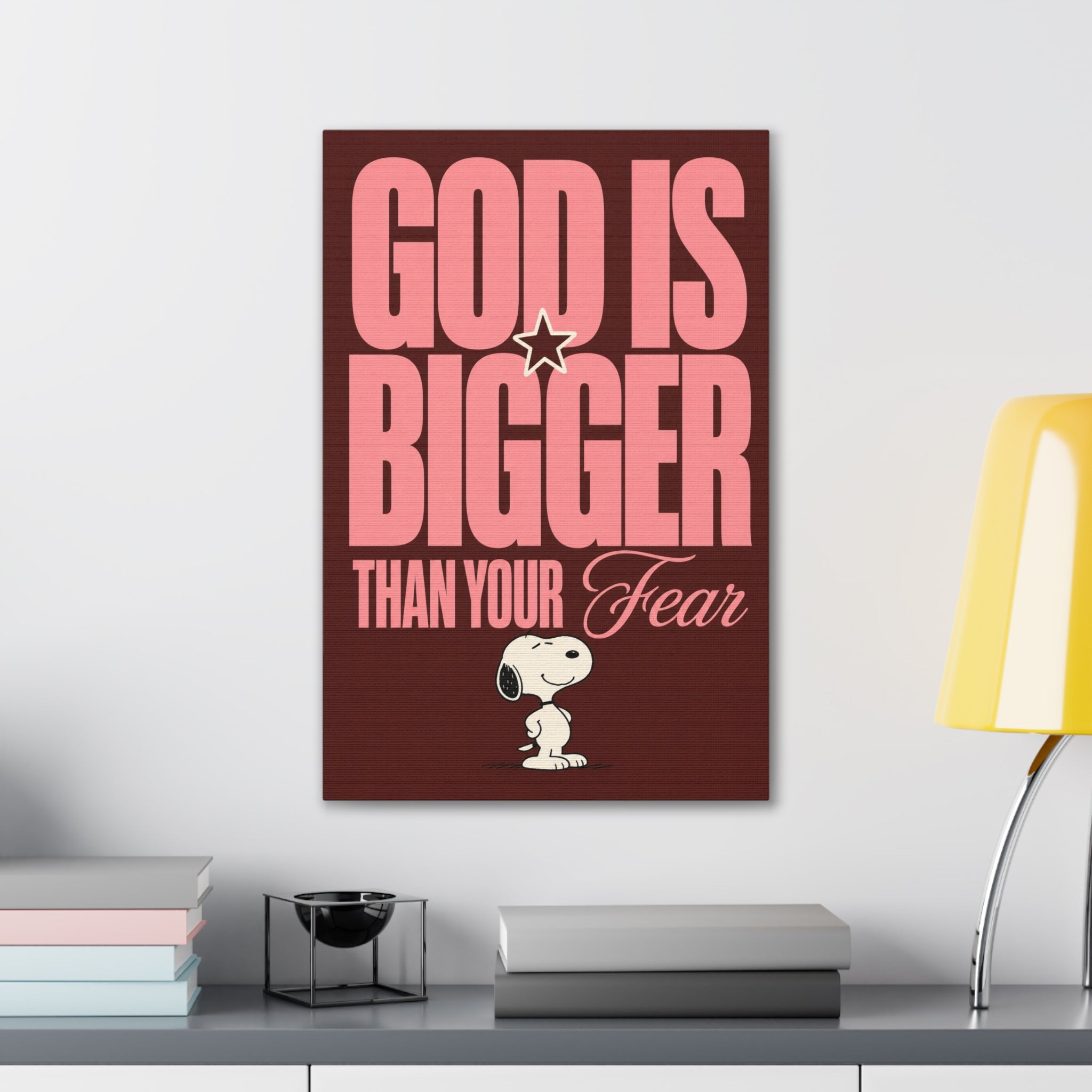 God Is Bigger Canvas