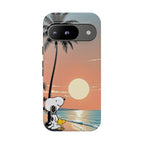 Snoopy Beach Sunset Phone Case