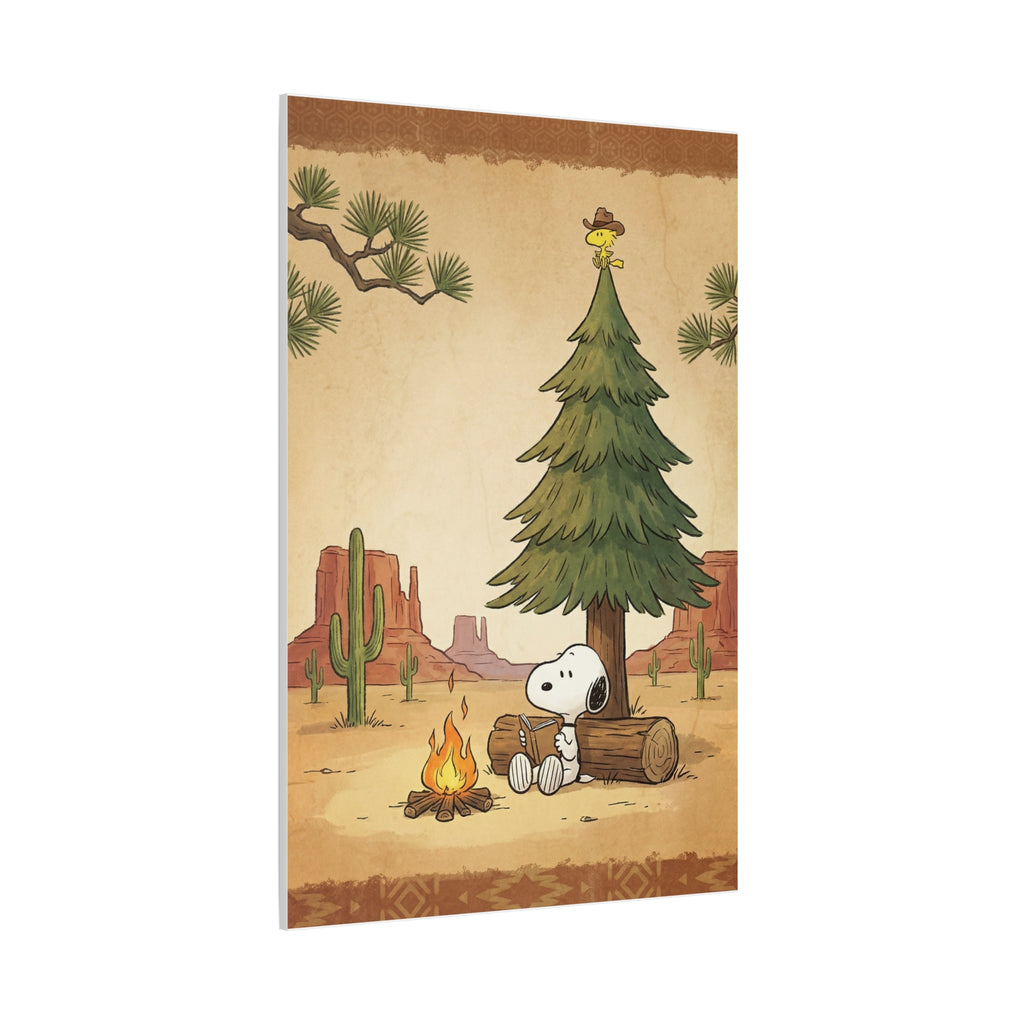 Snoopy Campfire Canvas