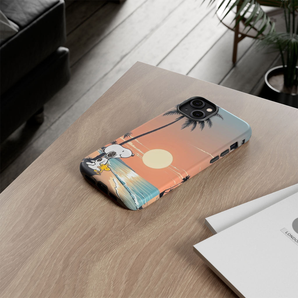 Snoopy Beach Sunset Phone Case