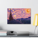 Snoopy Starry Night Canvas