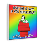 Writing Is Easy Canvas