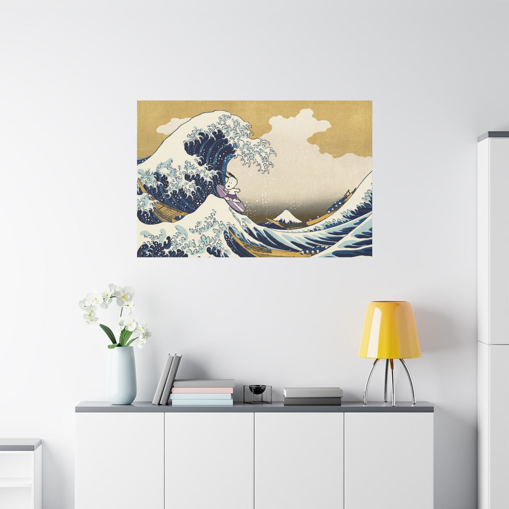 Great Wave Mashup Canvas