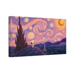 Snoopy Starry Night Canvas