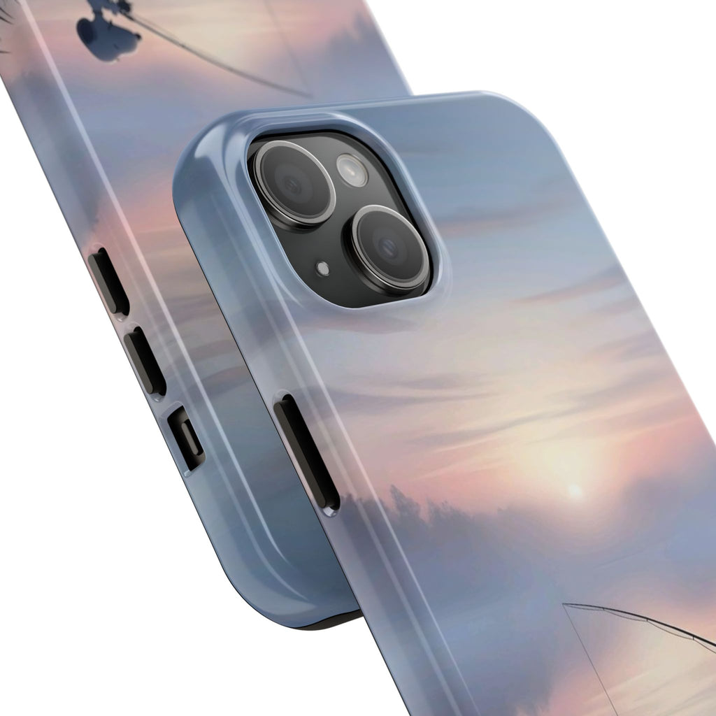 Sunset Fishing Phone Case