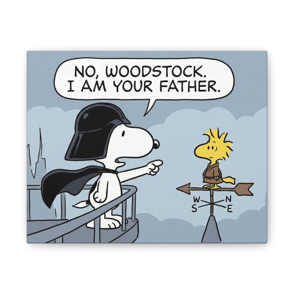 Snoopy Vader Comic Canvas
