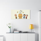 Snoopy Dancing Gang Canvas