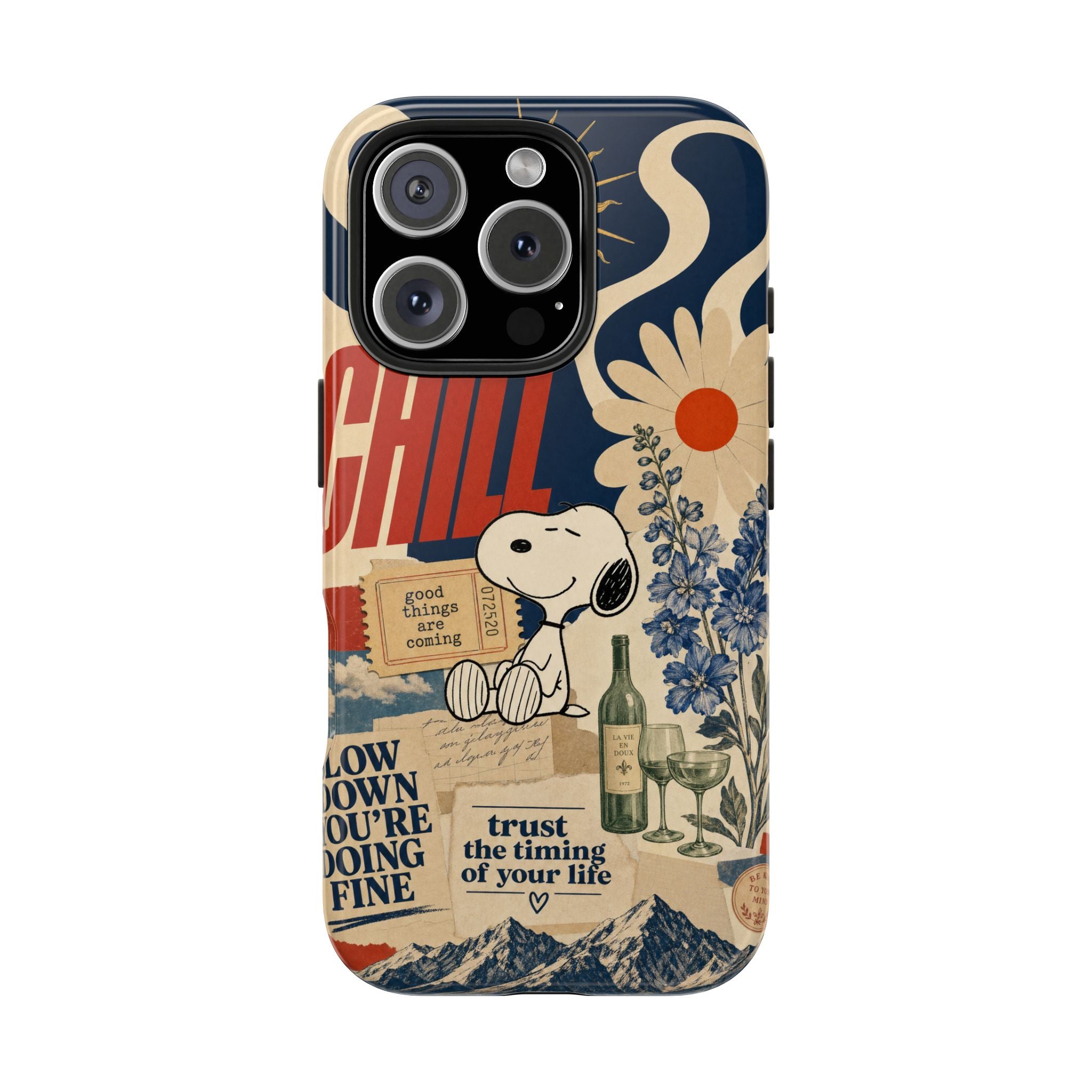 Snoopy Chill Collage Case